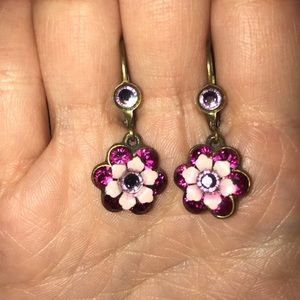 Michal Negrin Flower Earrings
